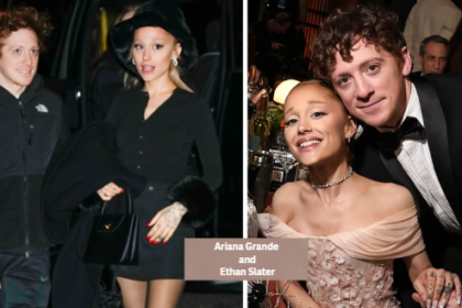 Ariana Grande and Ethan Slater