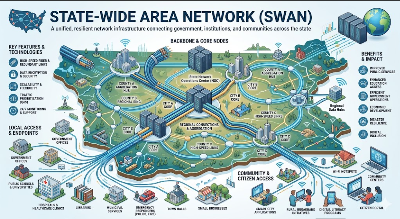 state wide area network