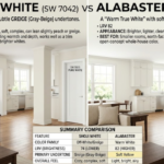 shoji white vs alabaster