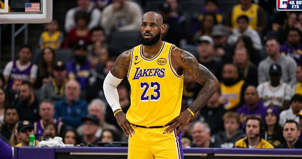 LeBron James basketball stats and career scoring leader record overview.