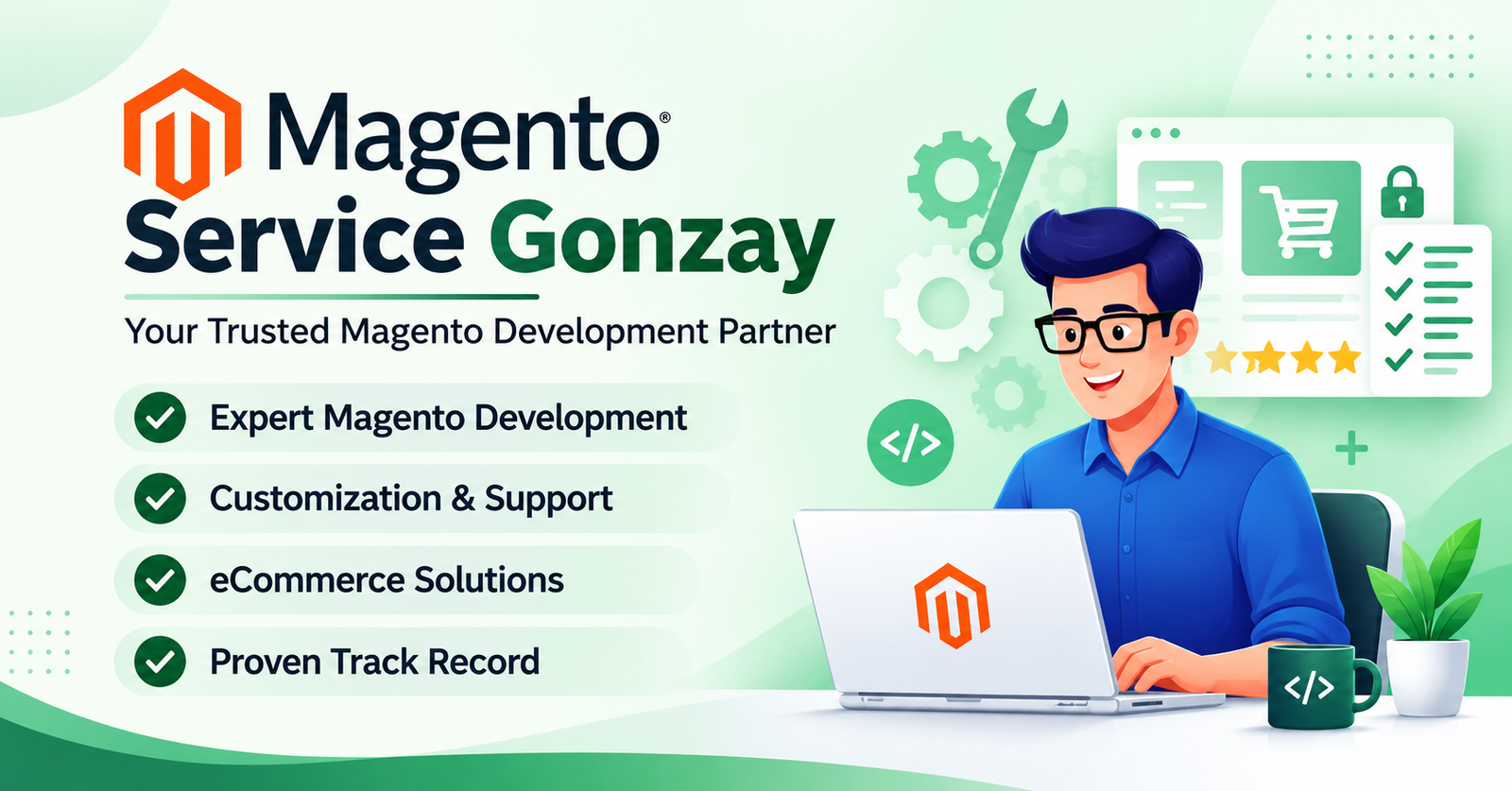 Magento e-commerce store development illustration for Australian businesses