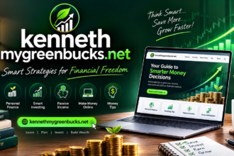 Kenneth MyGreenBucks .net review displaying earning tasks and payout options.