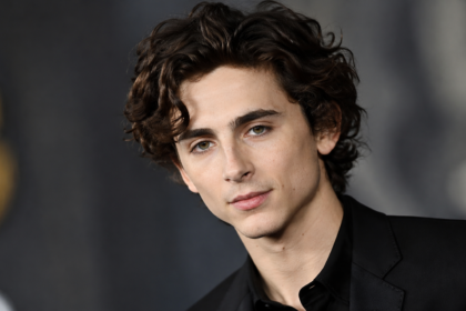 Young Marc Chalamet portrait showing French journalist father of actor Timothée Chalamet.