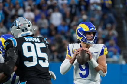 Los Angeles Rams vs Carolina Panthers match player stats box score comparison