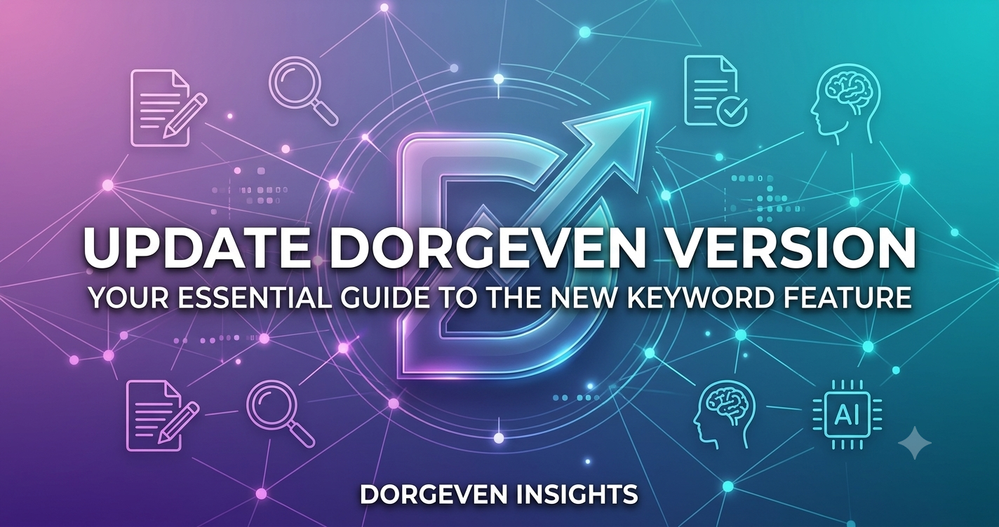 Dorgenven software version update interface with progress indicator.