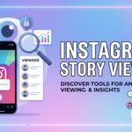 Instagram story viewer tool on a smartphone screen showing anonymous story browsing in 2026