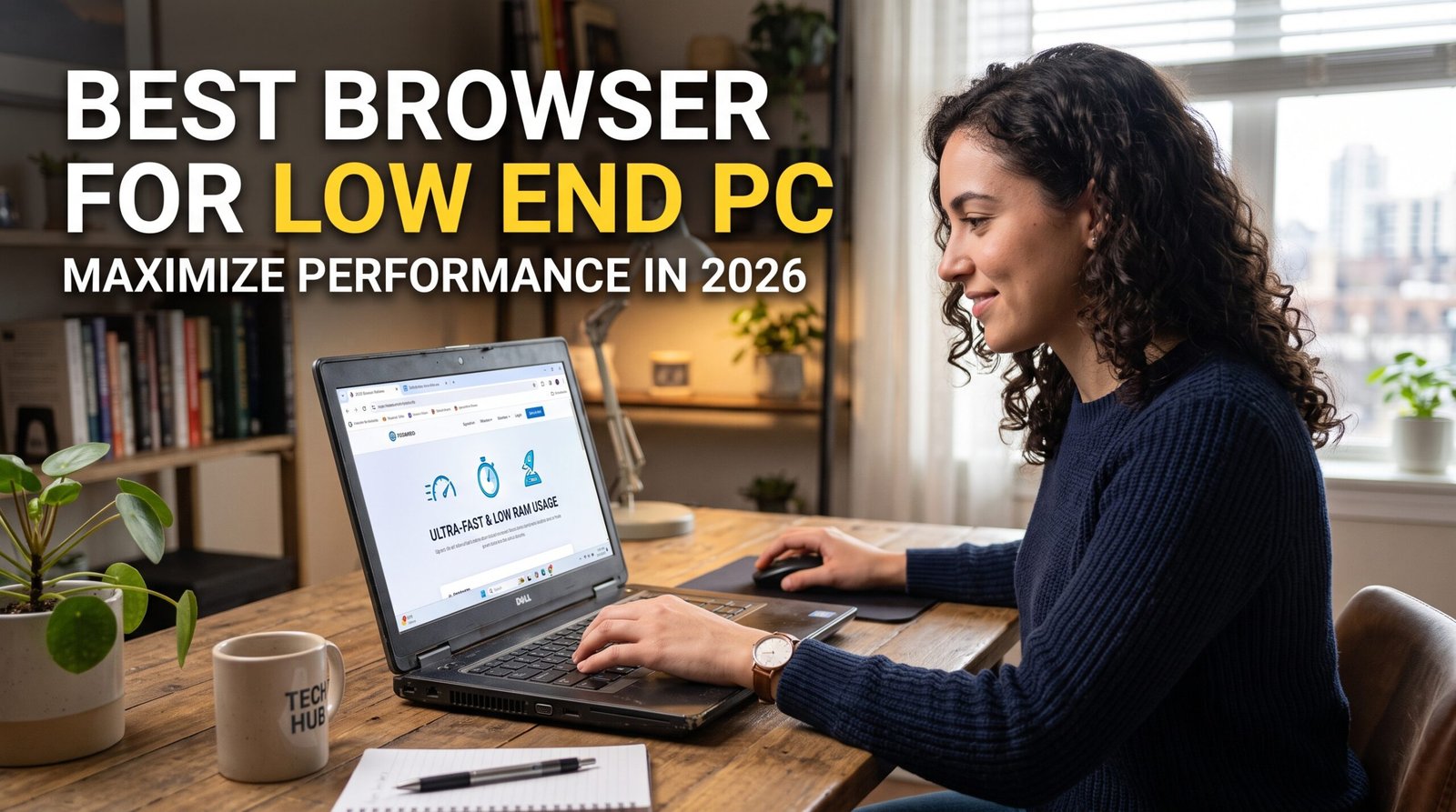 Best browser for low end PC 2026 — lightweight browser comparison chart