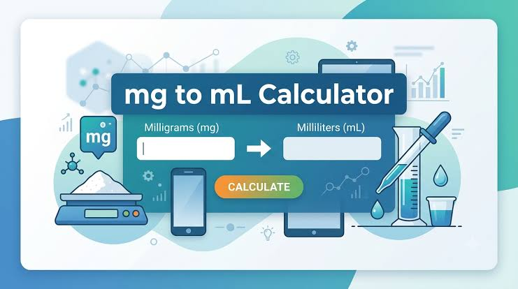 1 mg to ml